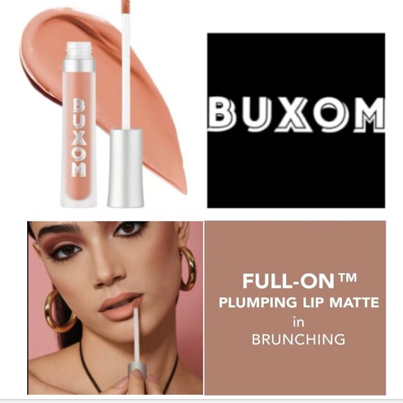 Buxom Full On Plumping Lip Velvety Smooth Matte* in BRUNCHING - 4.2 ml NIB - Picture 2 of 9
